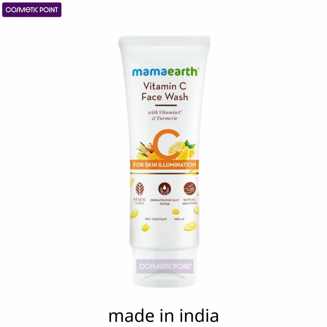 Mamaearth,vitamin,C,face,wash,with,vitamin,C,and,turmeric,for,skin,illumination,(100ml)