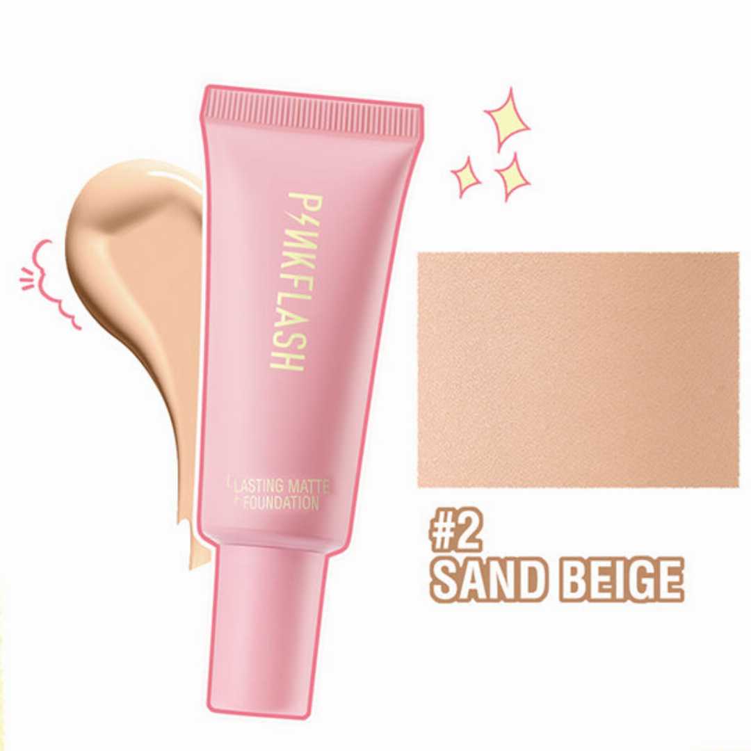 PINKFLASH,Matte,Foundation,(02,Sand,Beige)