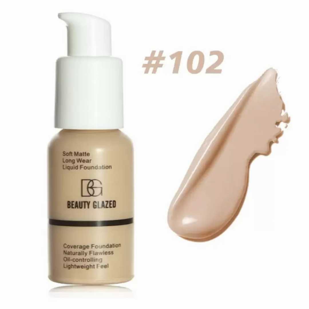 Beauty,Glazed,Waterproof,Foundation,-,Nude,102