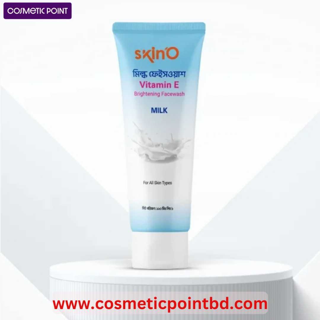 SkinO,Vitamin,E,Brightening,Facewash,(Milk),110ml