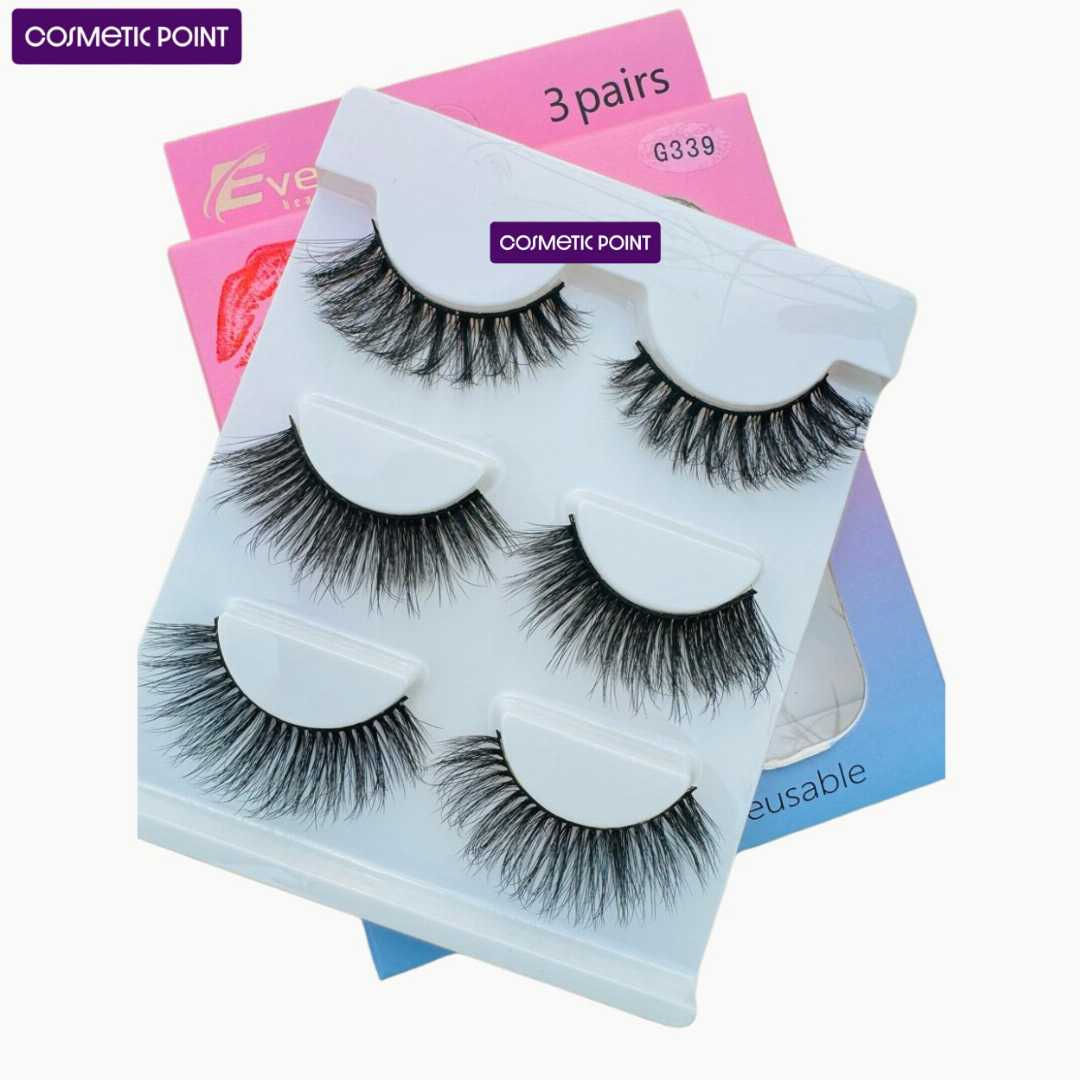Everly,Beauties,3,Pairs,False,Eyelash,Set,G339