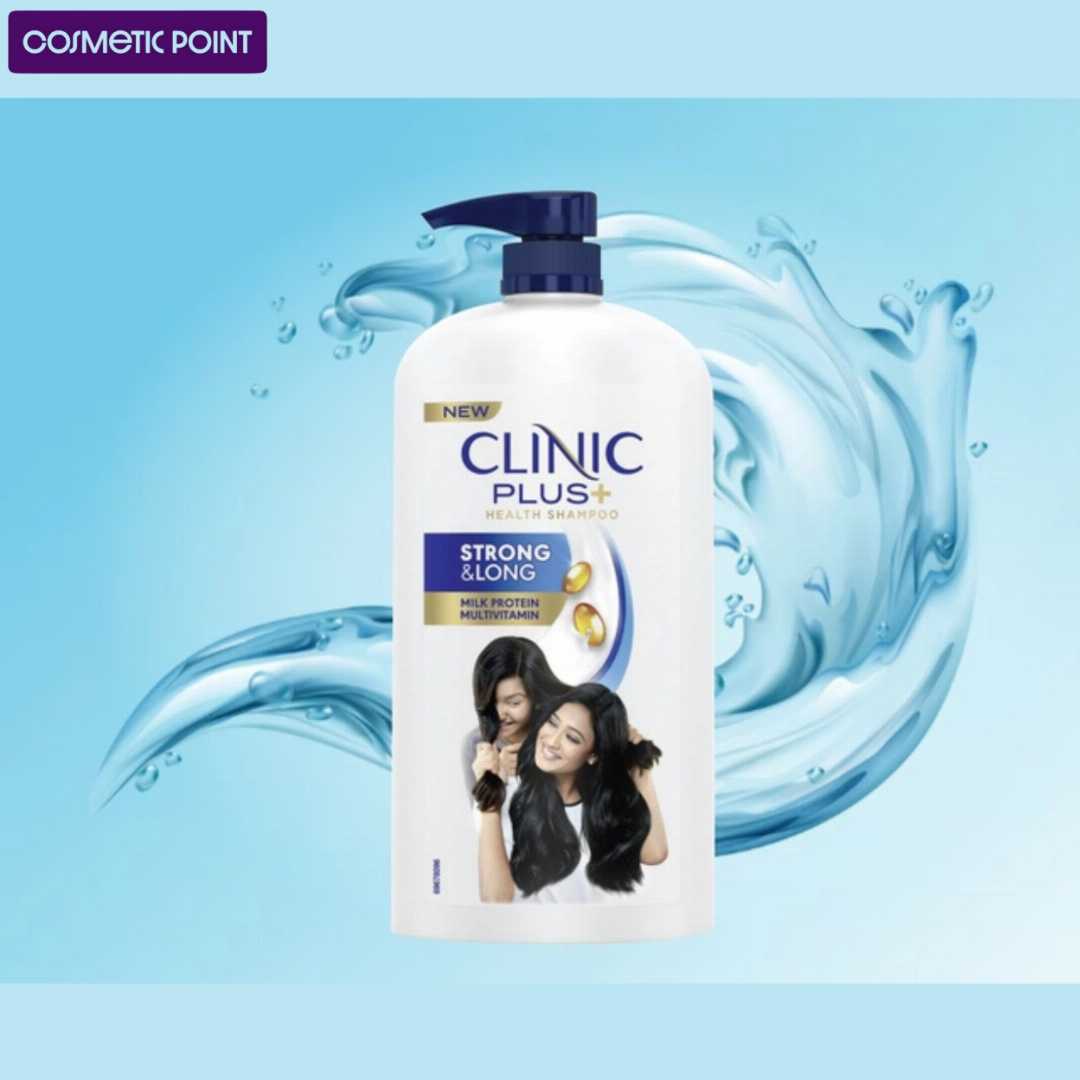 Clinic,Plus+,Strong,&,Long,Health,Shampoo,with,Milk,Protein,&,Multi,Vitamin,1L
