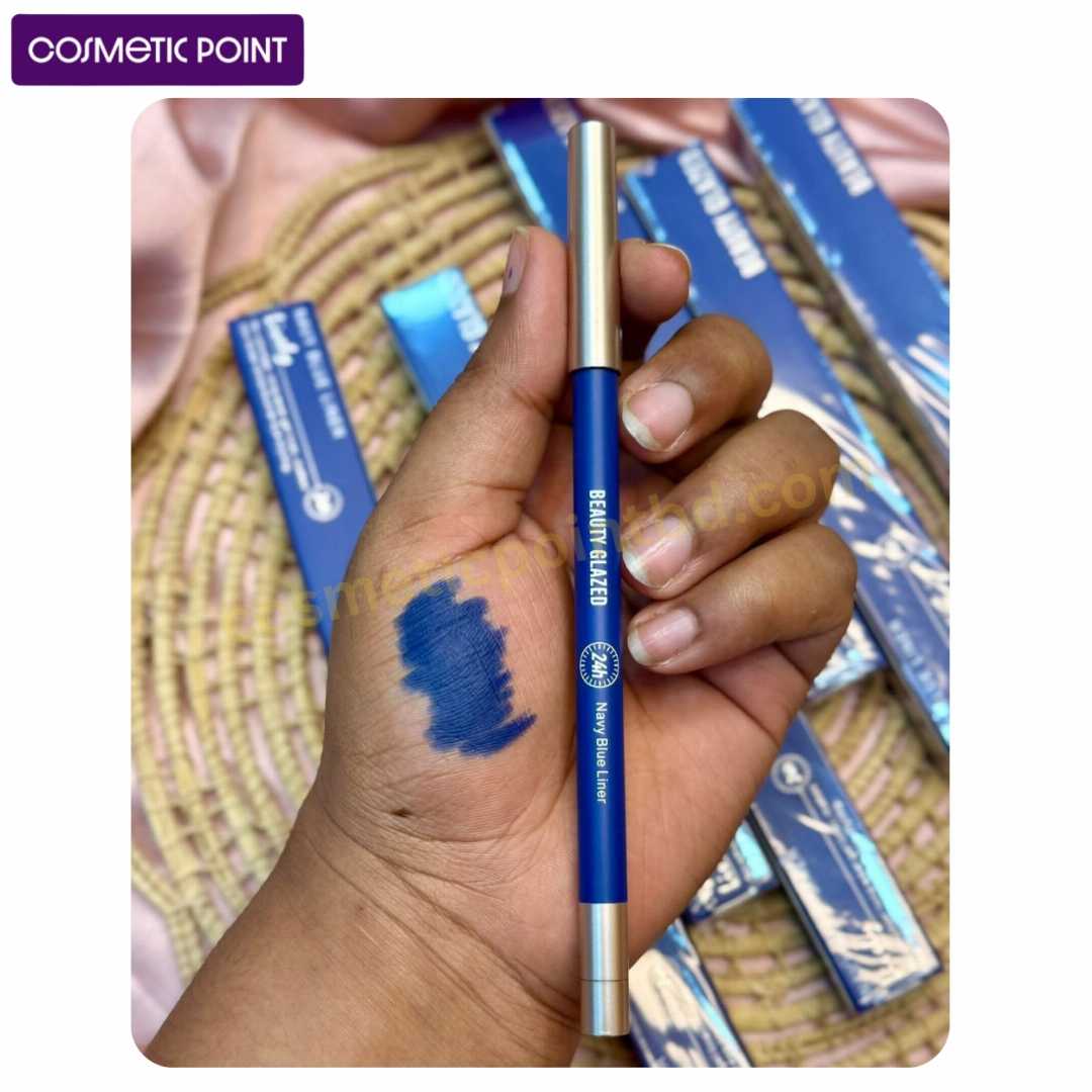 Beauty,Glazed,Navy,Blue,Kajal,Liner,