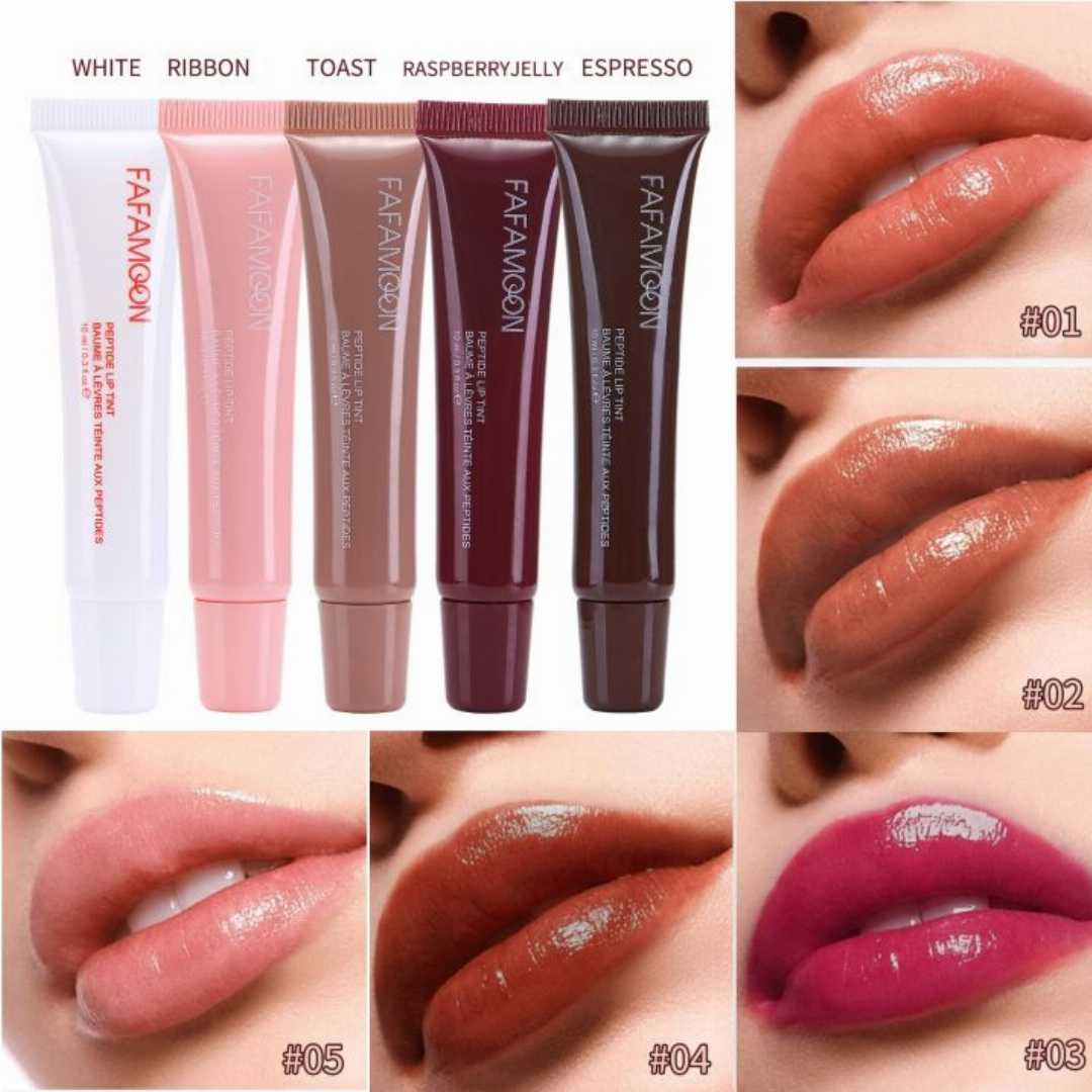 FAFAMOON,Shea,Butter,Peptide,Lip,Tint-,04,Espresso