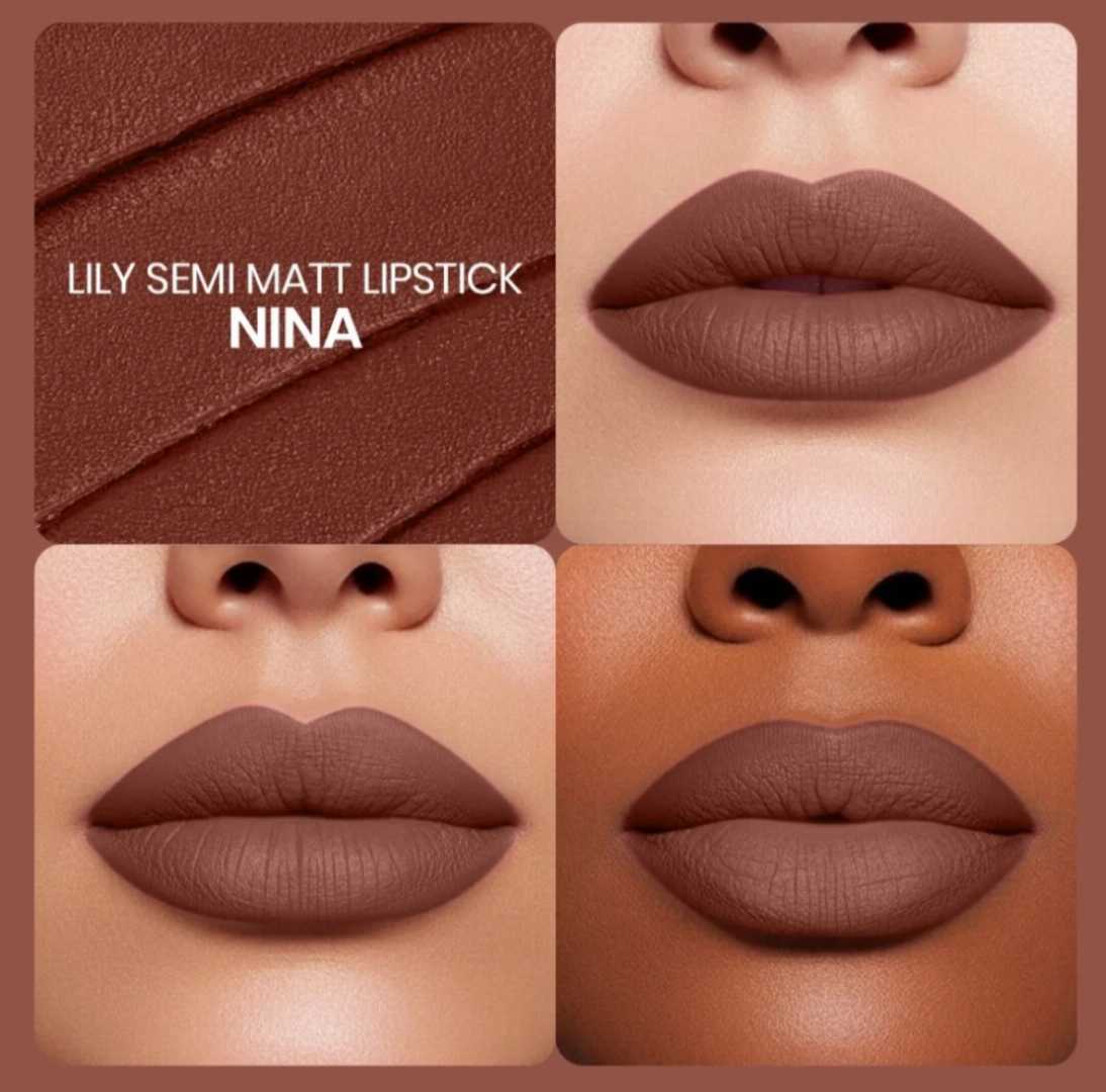 Lily,Semi,Matt,Liquid,Lipstick-,Nina
