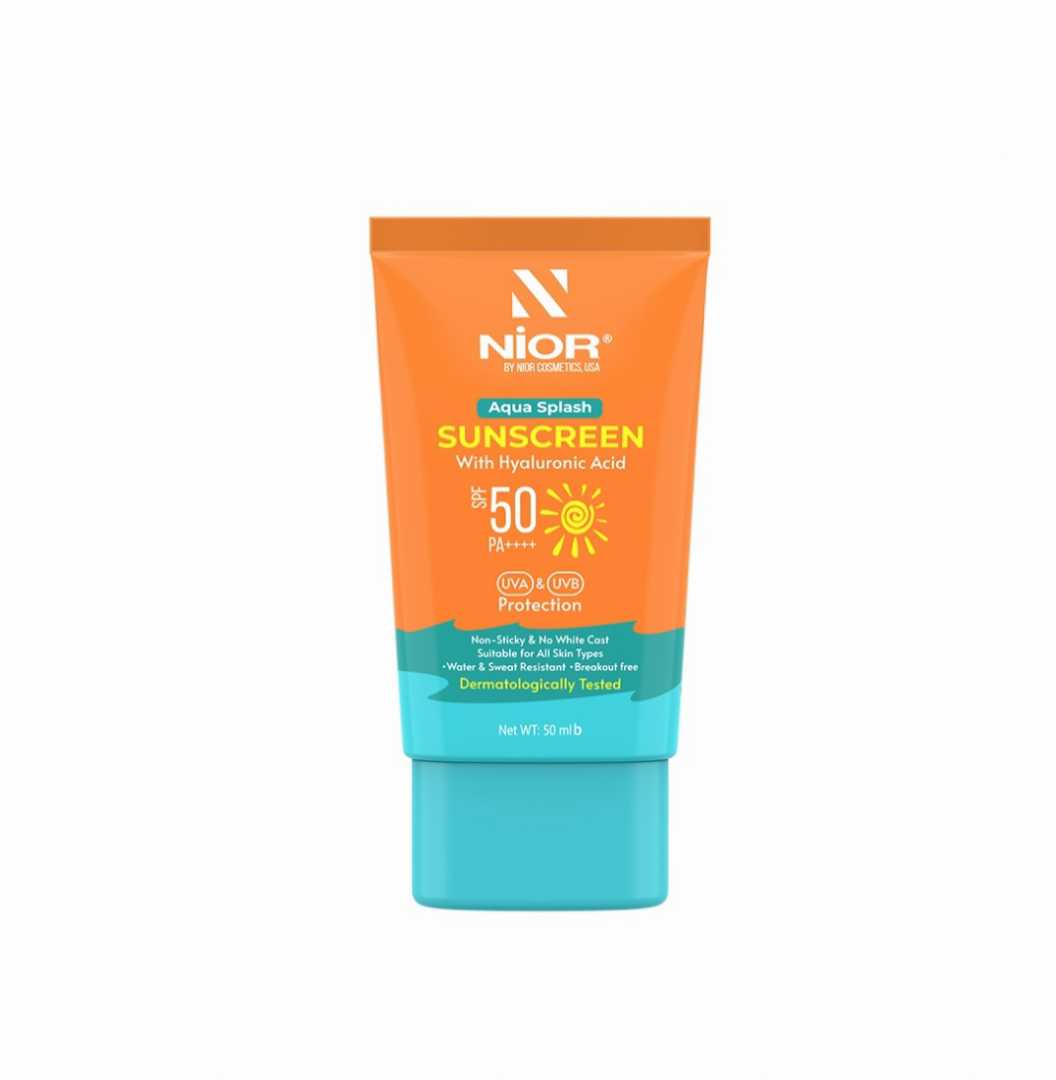 NIOR,Aqua,Splash,Sunscreen,SPF,50,PA++++,50ml