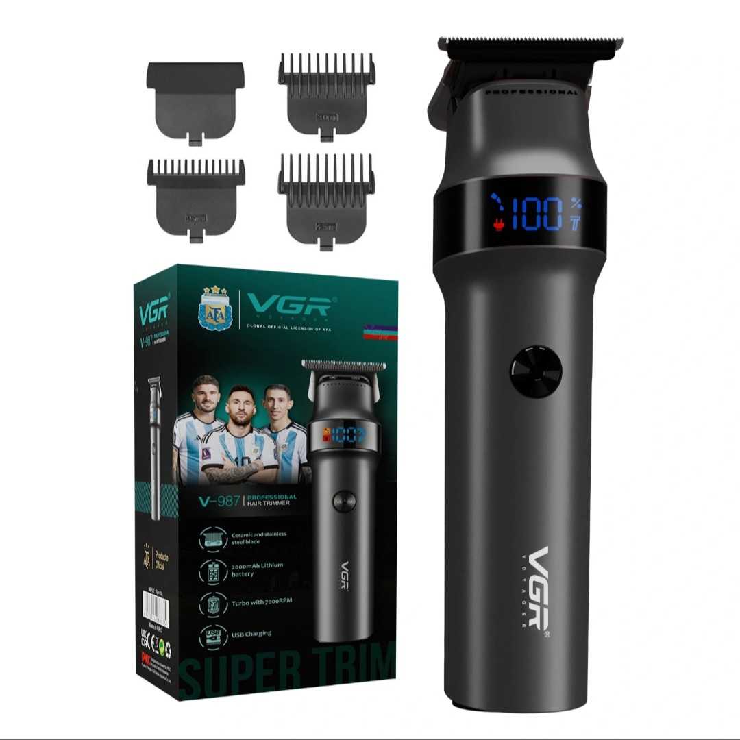 VGR,V-987,Professional,Hair,&,Beard,Trimmer,for,Men,(BLACK)