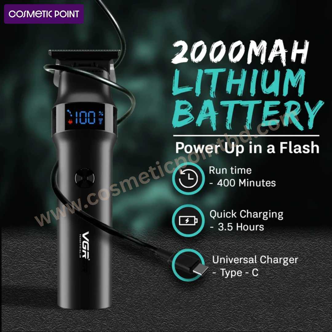 VGR,V-987,Professional,Hair,&,Beard,Trimmer,for,Men,(BLACK)